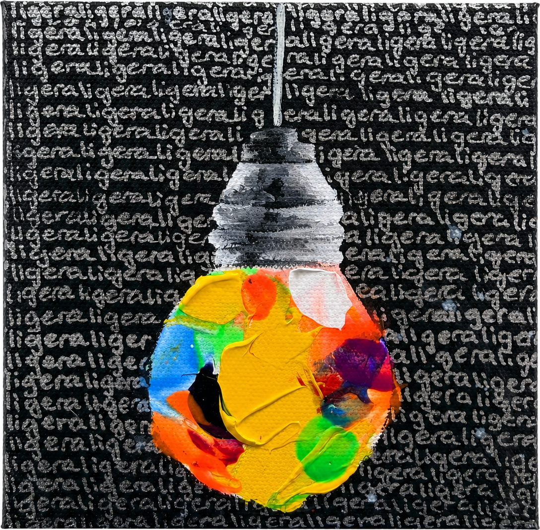 Light 1, an original painting by Chloe and Gabriella